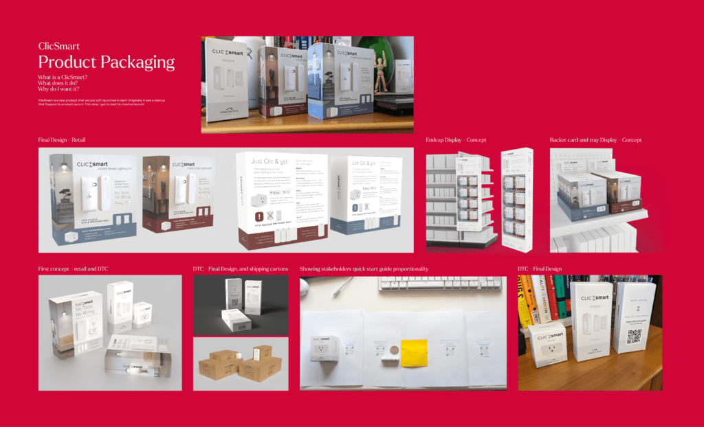 ClicSmart smart home device — product design by Stefan Kovalik